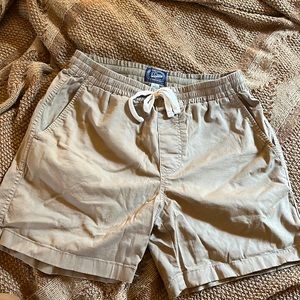 J Crew khaki drawstring shorts Small 5” inseam